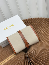 Natural Beige Canvas with Tan Trim