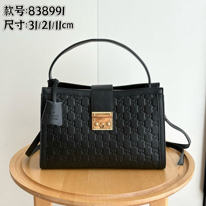 Structured Top Handle Satchel Bag