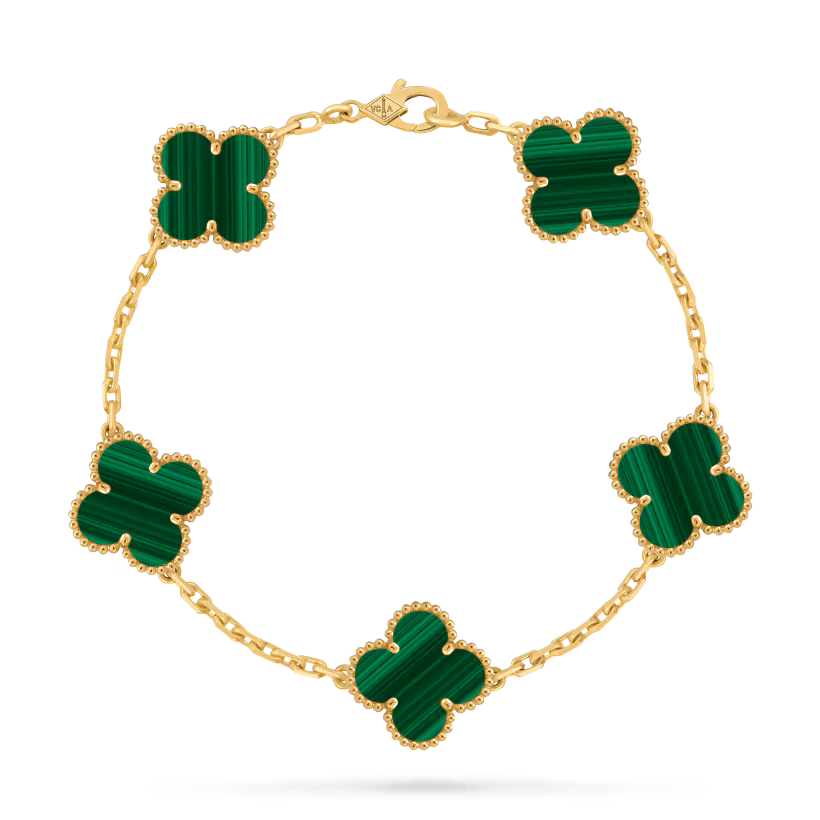 Vintage Alhambra bracelet, 5 motifs