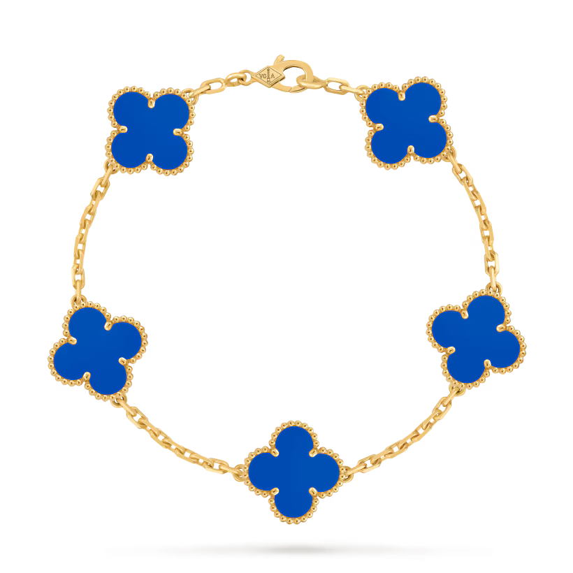 Vintage Alhambra bracelet, 5 motifs