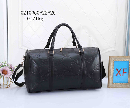 Embossed Weekender Duffle Bag