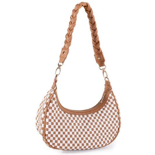 Woven Hobo Handbag