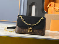 Black with Brown Monogram Base